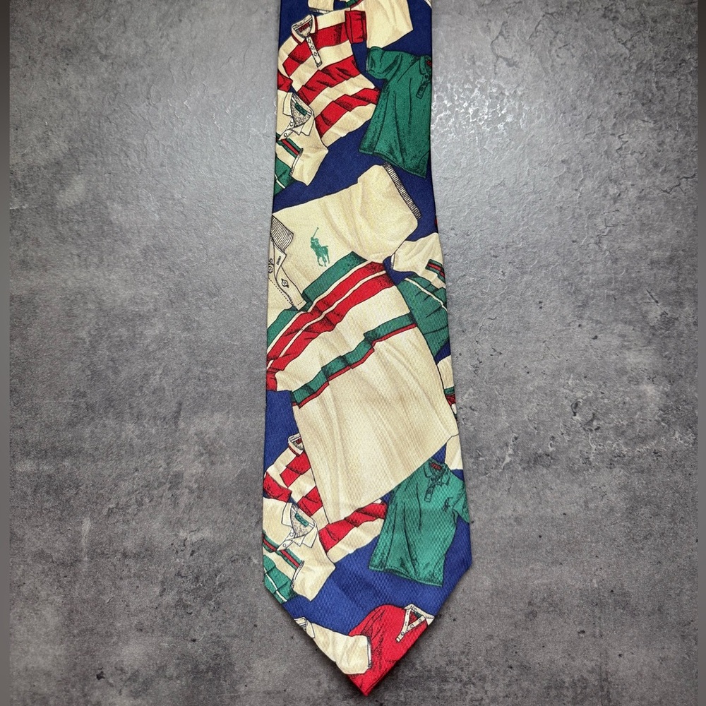 Ralph Lauren Polo Shirt Pattern Tie